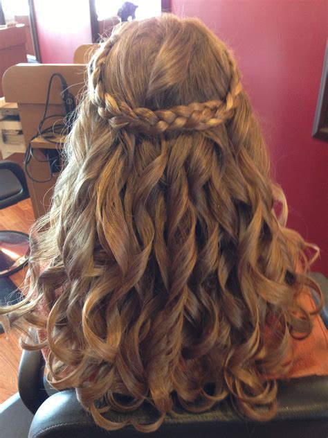 Beautiful Curls And Braids For An 8th Grade Dance By Erin Special