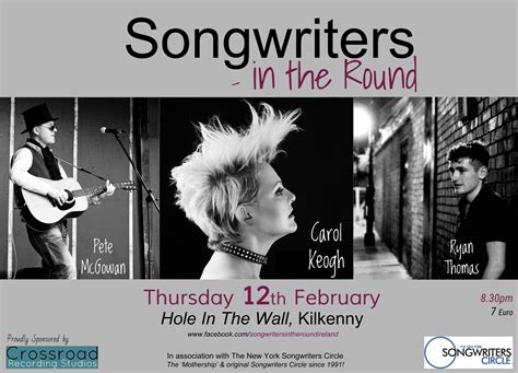 Songwriters In The Round Is Back For Its First Event Of 2015