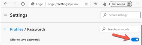 How To Add Edit Or Delete Saved Passwords In Microsoft Edge
