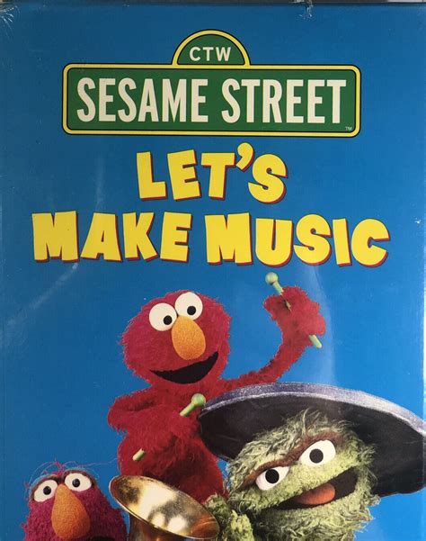 Bande Très Rare Sesame Street Lets Make Music Vhs 2000 Neuf ScellÉ
