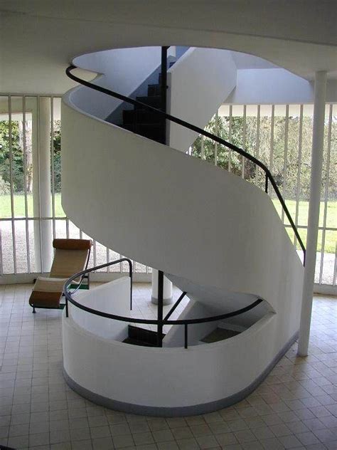 Villa Savoye Le Corbusier Poissy France 1931 Vestibule Vila Savoye