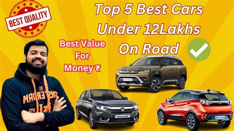 Top 5 Best Cars Under 12 Lakh On Road Price Youtube
