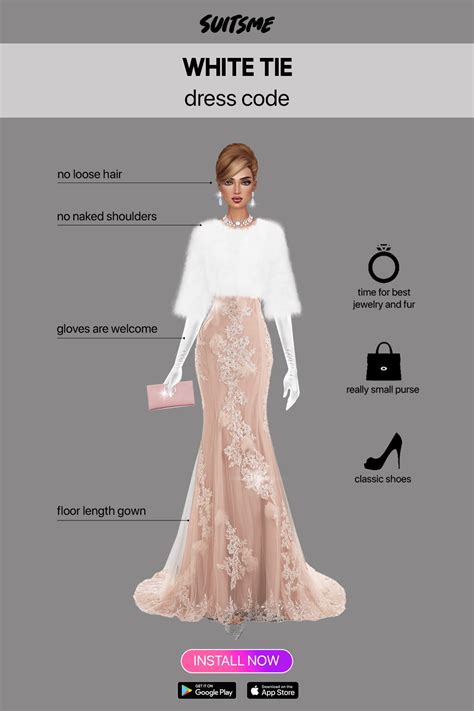 White Tie Dress Code Women White Tie Dress Code Gowns White Tie Wedding White Tie Event