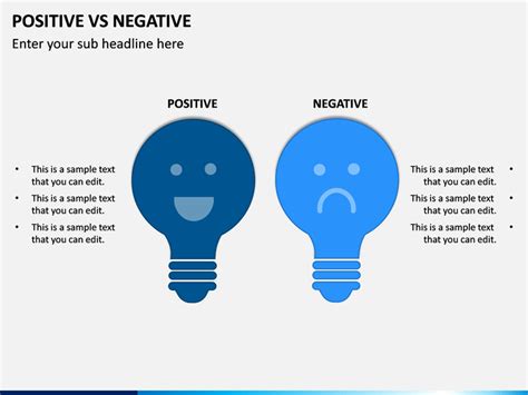 Positive Negative Powerpoint Template Ppt Slides