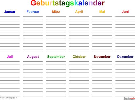 | vergessen sie nicht, lesezeichen zu setzen flugticket vorlage zum ausdrucken mit ctrl + d (pc) oder command + d (macos). Geburtstagskalender In Pdf Zum Ausdrucken (8 Varianten ...