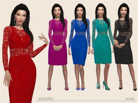 Elegance Simple And Classy Dress By Paogae At Tsr Sims 4 Updates