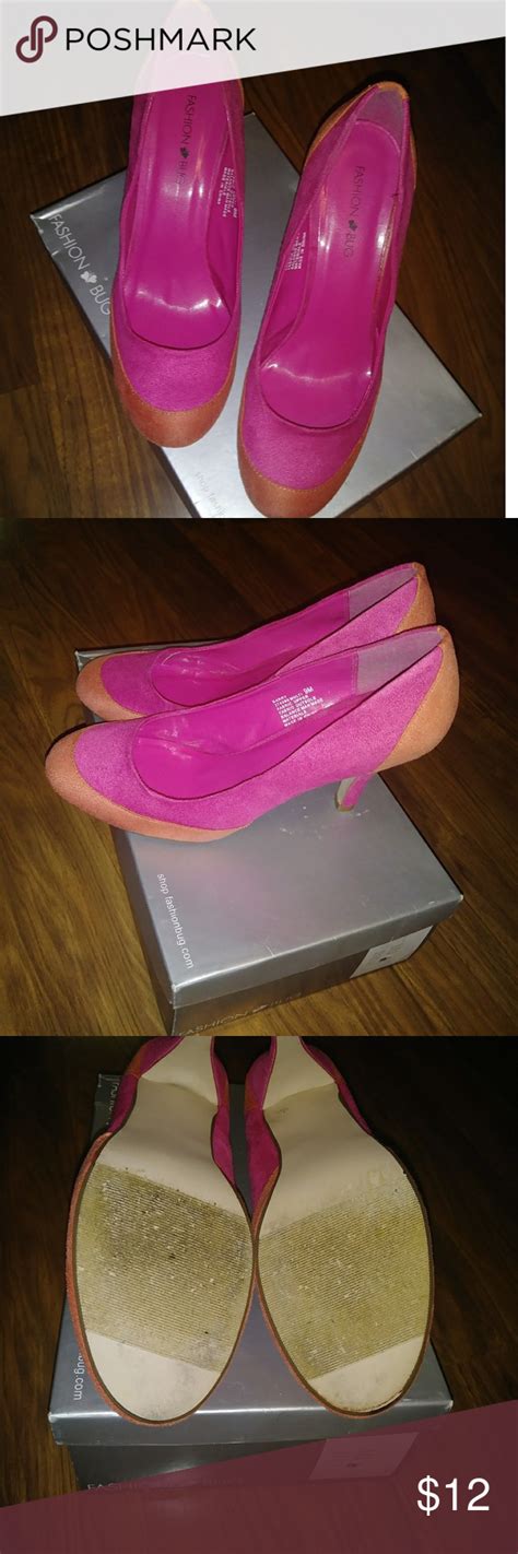Hot Pink And Orange Dress Shoes Hot Pink And Orange Suede Heeled Shoe