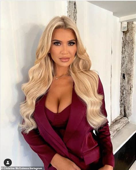Christine Mcguinness Puts On Busty Display As She Shows Off Festive