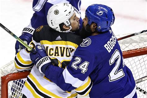 Boston Bruins Fall In Double Overtime 3 2 In Game 5 As Tampa Bay