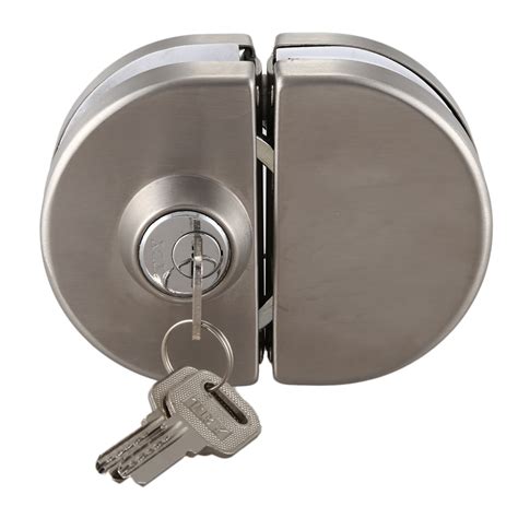 Entry Gate 10 12mm Glass Swing Push Sliding Door Lock With Keys F1t1 Ebay
