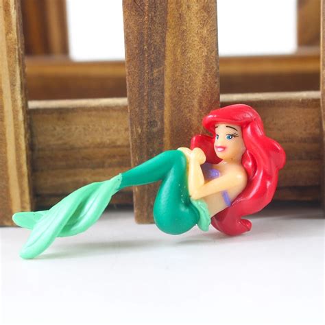45cm Disney Princess The Little Mermaid Ariel Pvc Action Figures Car Cake Decoration Model