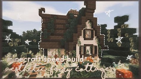 Aesthetic Fairy Cottagecore Cottage 🍄 Minecraft Speed Build 🍂