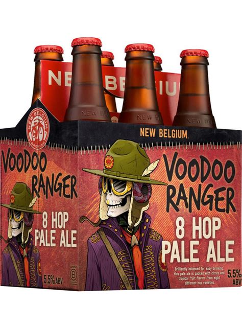 More than 500 microbreweries and breweries. New Belgium Voodoo Ranger 8 Hop Pale Ale - 6 X 355 ml ...