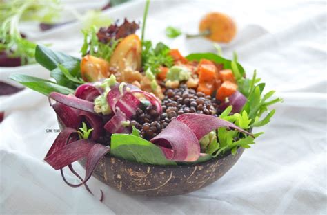 Black bean sweet potato grain bowls with herbed tahini dressing. Beluga & Sweet Potato Bowl by gurmevegan for COCONUT BOWLS ...