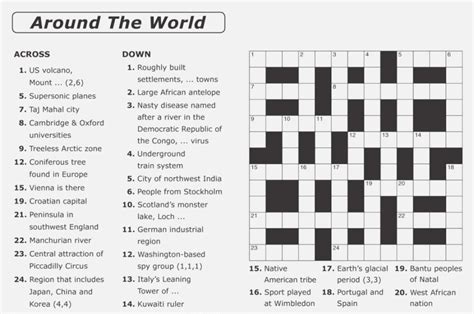 Crossword puzzles stimulate the mind by getting you to answer clues and enhance your vocabulary. Crossword Puzzles for Adults - Best Coloring Pages For Kids