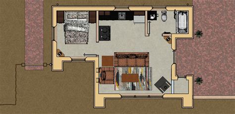 Floor Plan Detail 500 Sq Ft Studio House Tinyhousedesign