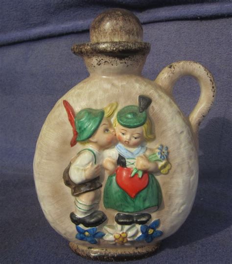 Rare Antique Goebel Hummel Like Flagon Kl 24 A, 1st Goebel Mark Pre
