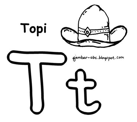 Check spelling or type a new query. Mewarnai Huruf "T" Gambar Topi - Contoh Gambar Mewarnai