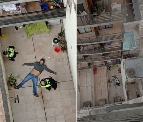 Muerte al caer del balcón No se sabe quién quería robar a quién