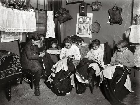 History In Photos Lewis Hine Tenement Workers