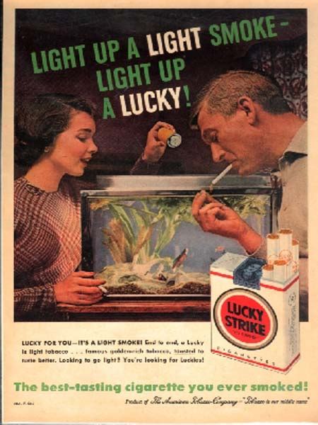 Lucky Strike Cigarette Ads