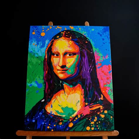 Cuadro Mona Lisa Abstracta Cuadros Decorativos Malu