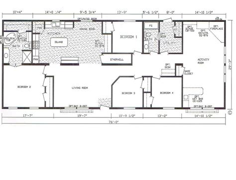 4 bedroom 3 bath floor plans. Yes. Wet bar. floor plan for 4 bedroom 3 bathroom mobile ...