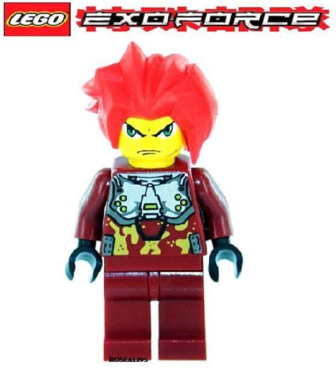 Lego Exo Force Takeshi Dark Red Camouflage Minifigure New Ebay