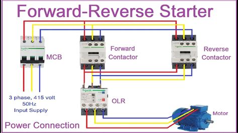 3 Phase Forward Reverse Switch Wiring Diagram