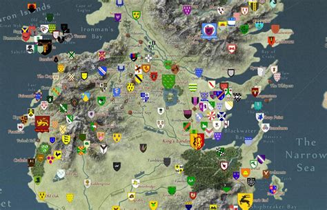 Interactive Map Of Game Of Thrones Boing Boing
