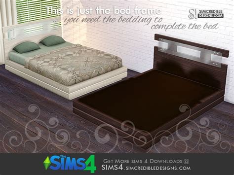 The Sims Resource Cassis Bed Frame
