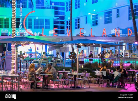 Clevelander Hotel Ocean Drive South Beach Miami FL Stock Photo Alamy