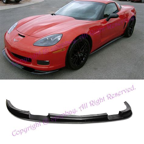 Car And Truck Exterior Parts Zr1 Style Abs Front Bumper Lower Lip Spoiler