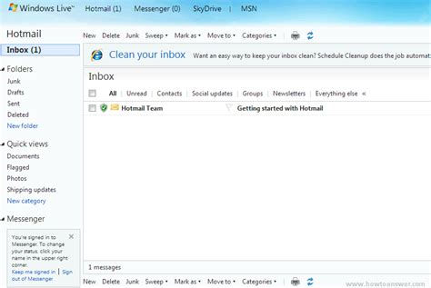 How To Sign Up For A Hotmail Live Email Address Account
