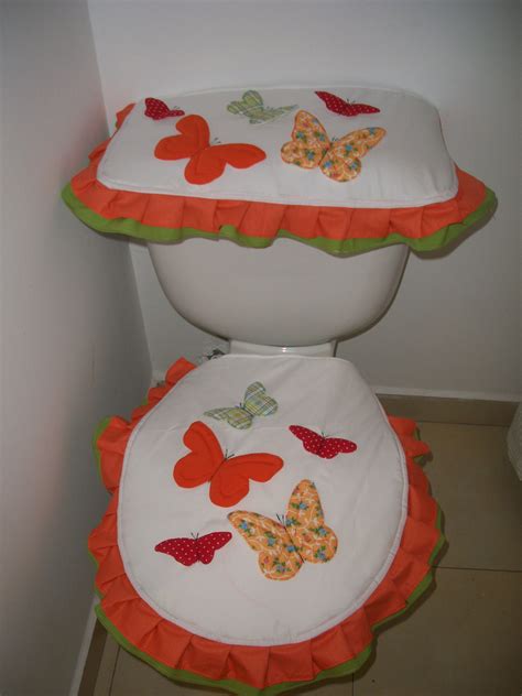 Juego De Baño Mariposas Naranja Orange Butterflies Juegos De Baño