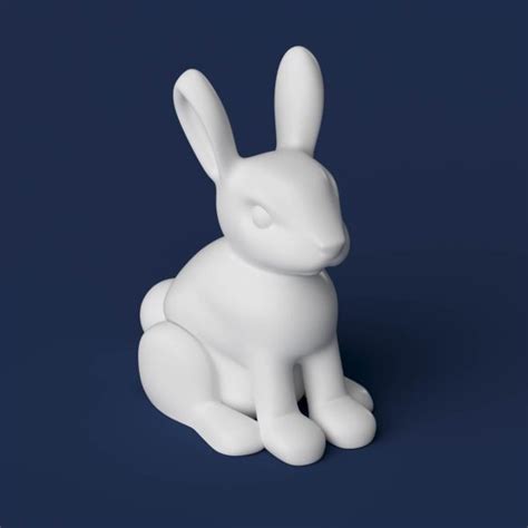 3d Bunny Model The Happy Toolbox