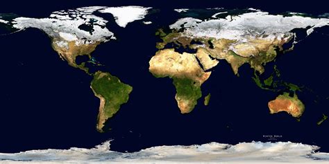Satellite Map Of The World World Map