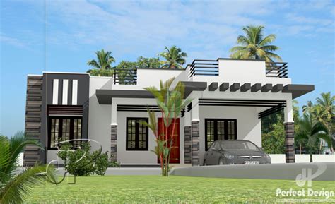 This 3 Bedroom Contemporary Home Design Has A Total Floor Area Of 97