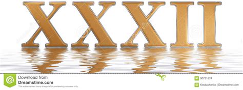 32 Em Algarismo Romano