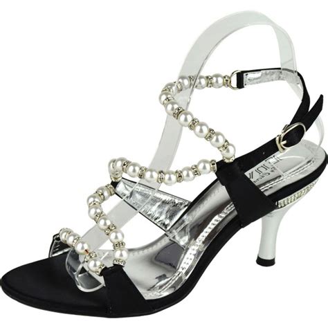womens party sandals diamante pearl evening prom wedding bridesmaid shoes ebay