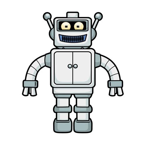 Free Cartoon Robot Vector - Free Vectors