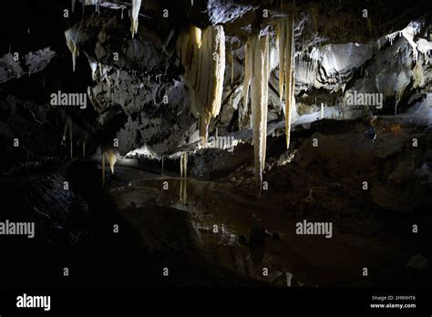 Limestone Formations Inside Macocha Caves Stock Photo Alamy