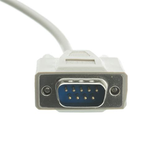 10ft Null Modem Cable Ul Db9 Male To Db9 Female