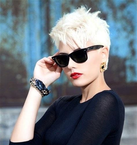 White Pixie Edgy Haircuts Short Pixie Haircuts Pixie Hairstyles