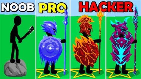 Stick war 3 hacked game! NOOB vs PRO vs HACKER - Stick War Legacy - YouTube