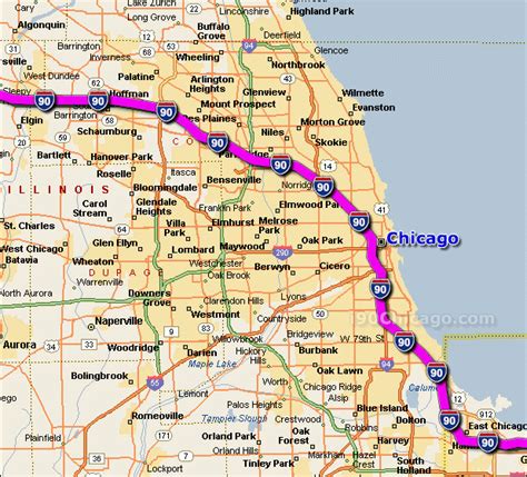 Chicago Map Map Travel Holiday Vacations
