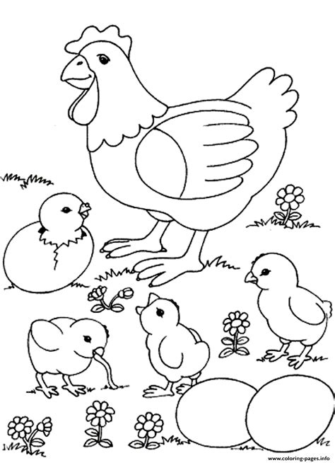 I hope you do, but if you don't now is the farm fun activities for kids, free printable farm coloring pages, fun healthy farm food. Chicks And Chicken Farm Animal S8fdb Coloring Pages Printable