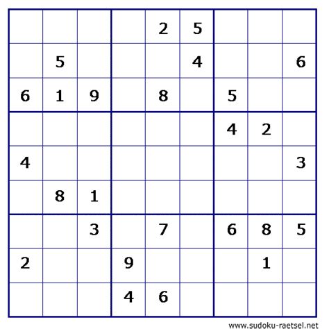 Nur so kommt man schritt für schritt weiter. Sudoku zum ausdrucken | Sudoku-Raetsel.net