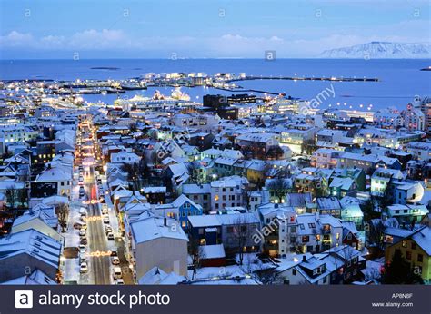 Christmas Time Reykjavik Iceland High Resolution Stock Photography And