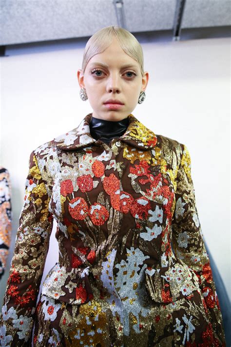 First we're sweet, and then we're spicy. Backstage at LFW: Richard Quinn | Wonderland Magazine